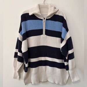 Aerie Women’s Oversized Knit Striped Sweater